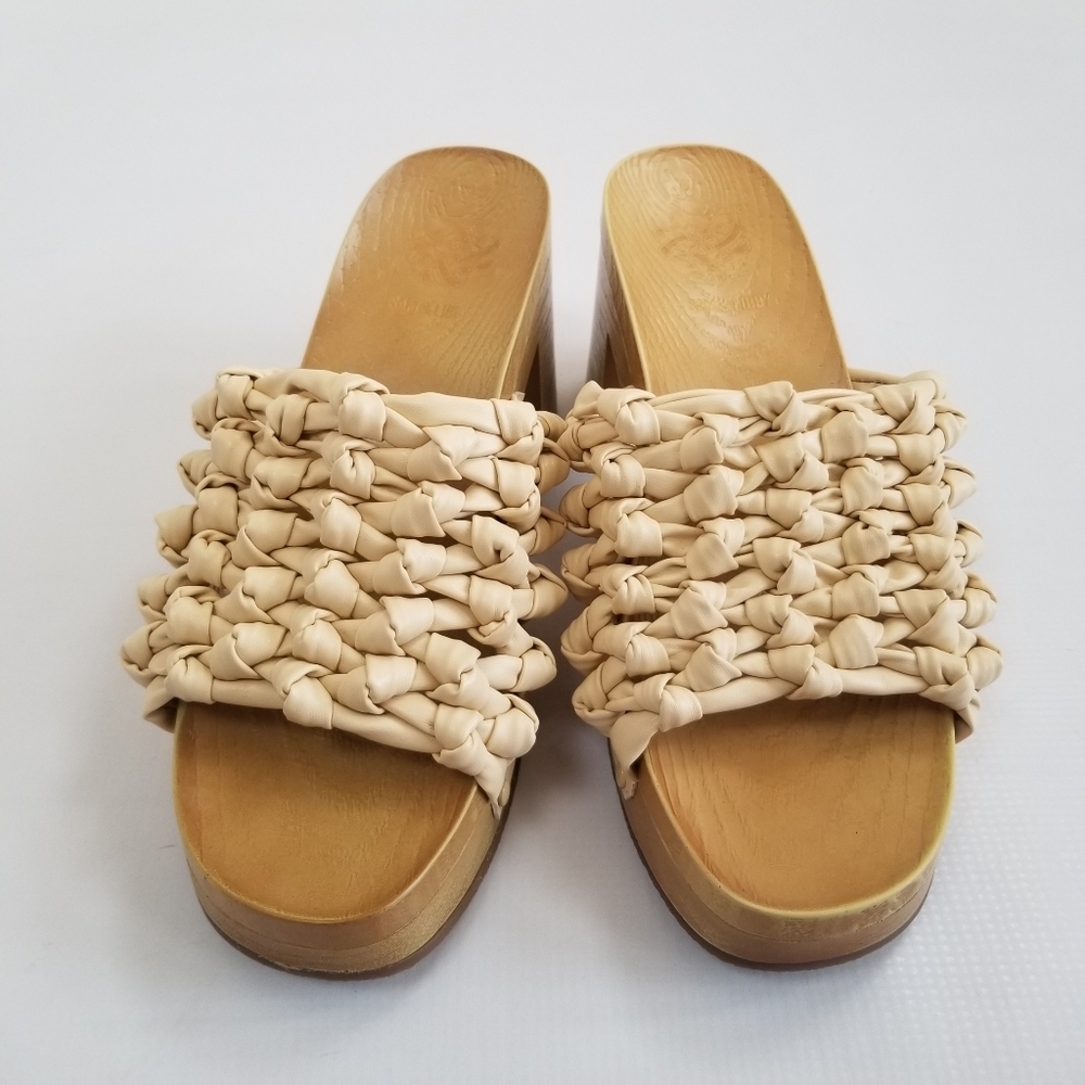 Sam & Libby Block Heel Sandals Slide Shoes Size 9 - Picture 6 of 8